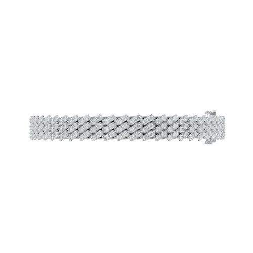 Lab Grown 6.6 Ct Diamond Tennis Bracelet