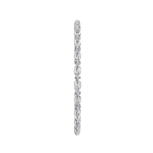 Lab Grown 2.5 Ct Round Diamond Chain Necklace
