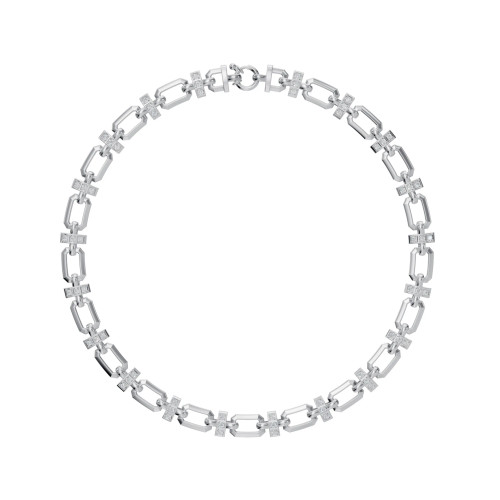 Round 1.5 Ct Lab Grown Diamond Chain Necklace