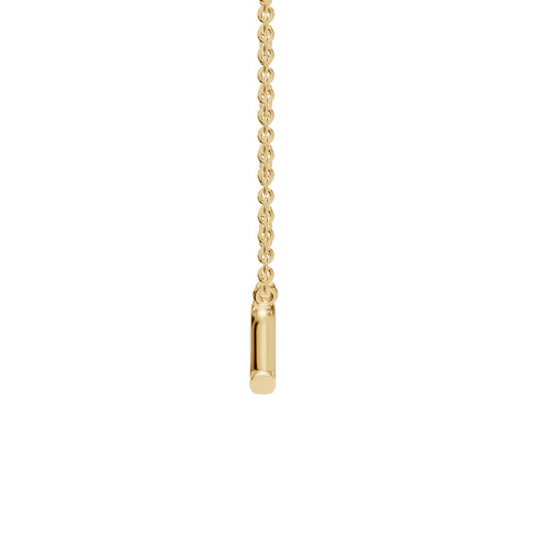 Lab Grown 0.05 Ct Diamond "Mom" Pendant Necklace