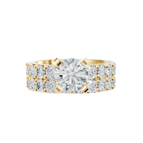 Lab Grown 4.25 Ct Diamond 7 Stone Wedding Band Ring