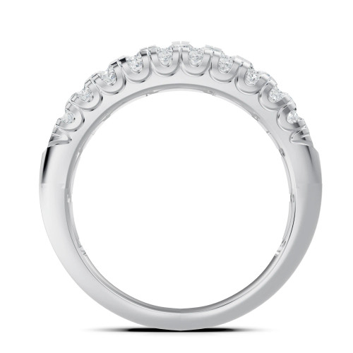Lab Grown2.01 Carat Round Diamond Anniversary Band Ring