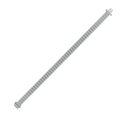 Lab Grown 6.6 Carat Diamond Tennis Bracelet