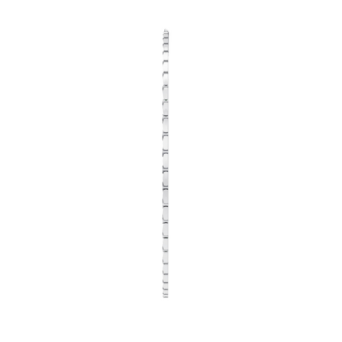 Lab Grown 9.5 Carat Round Diamond Chain Necklace
