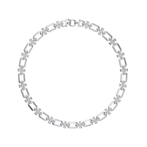Lab Grown 1.5 Carat Round Diamond Chain Necklace