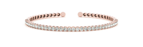 Rose Gold Eternity Cuff Bracelet (2.00 ct.tw.)