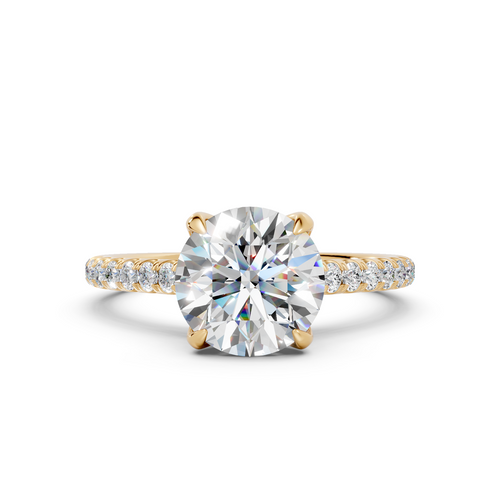 Round Brilliant Hidden Halo Ring (2.27 cttw)