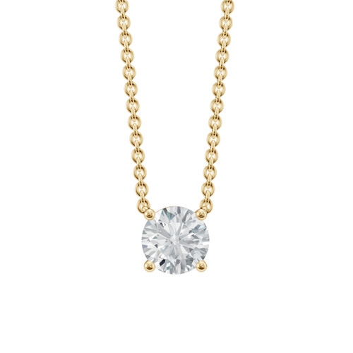 Round Solitaire Pendant Necklace (0.50 ct.tw.)