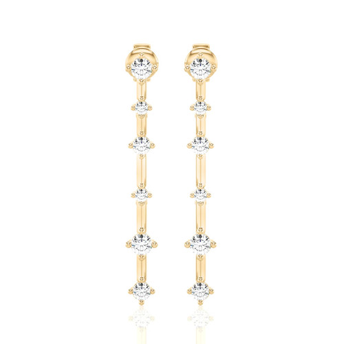 Linear Drop Earrings (0.50 ct.tw.)