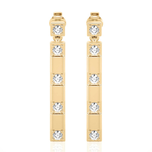 Geometric Drop Earrings (0.25 ct.tw.)