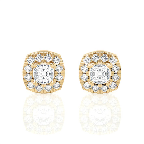 Cushion Halo Stud Earrings (1.00 ct.tw.)