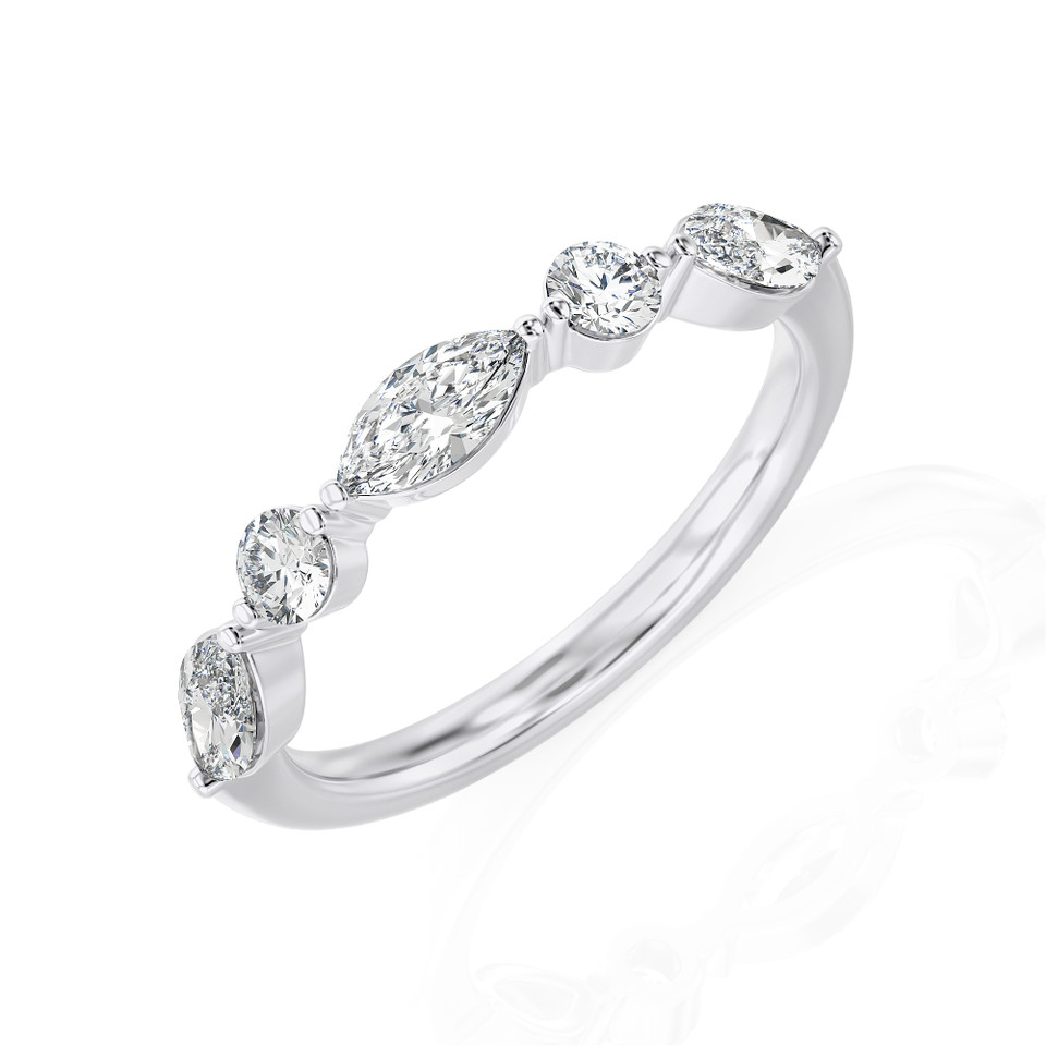 14K White Gold