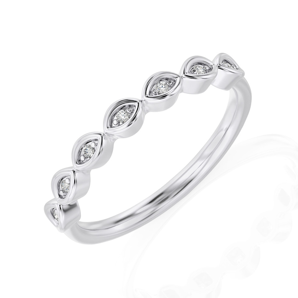 14K White Gold