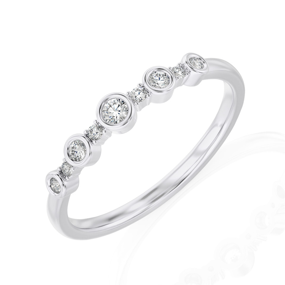 14K White Gold