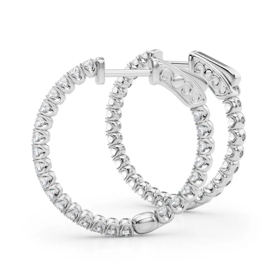 18K White Gold