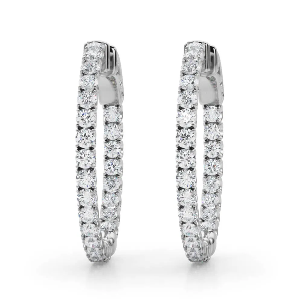 18K White Gold