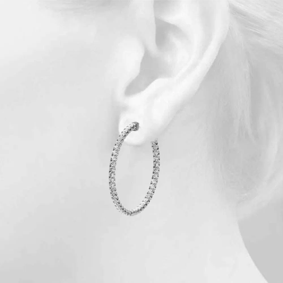 18K White Gold