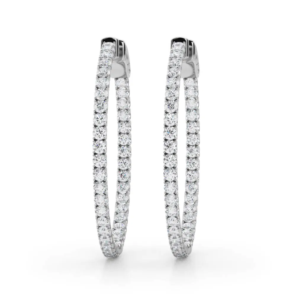 18K White Gold