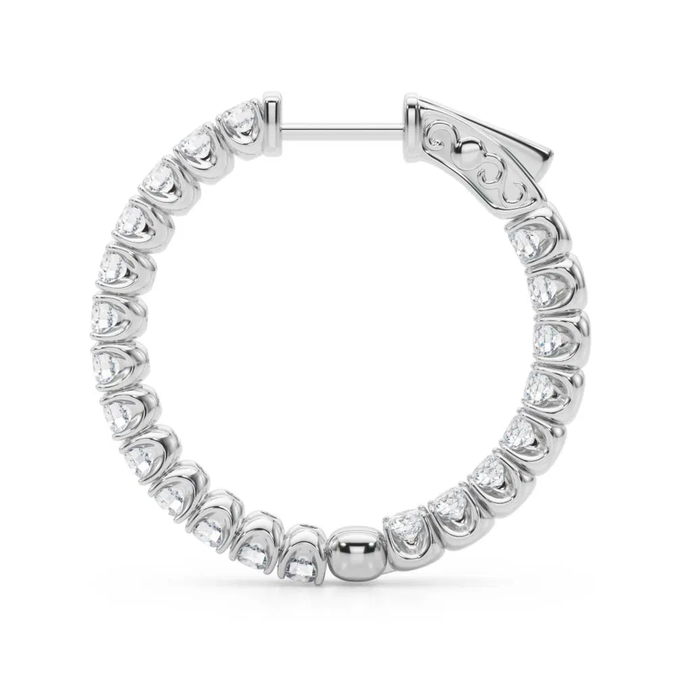 18K White Gold