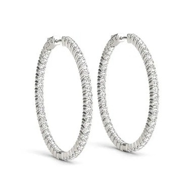 18 K White Gold