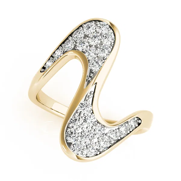 Wave Fashion Lab Grown Diamond Ring (0.24 ct.tw.)