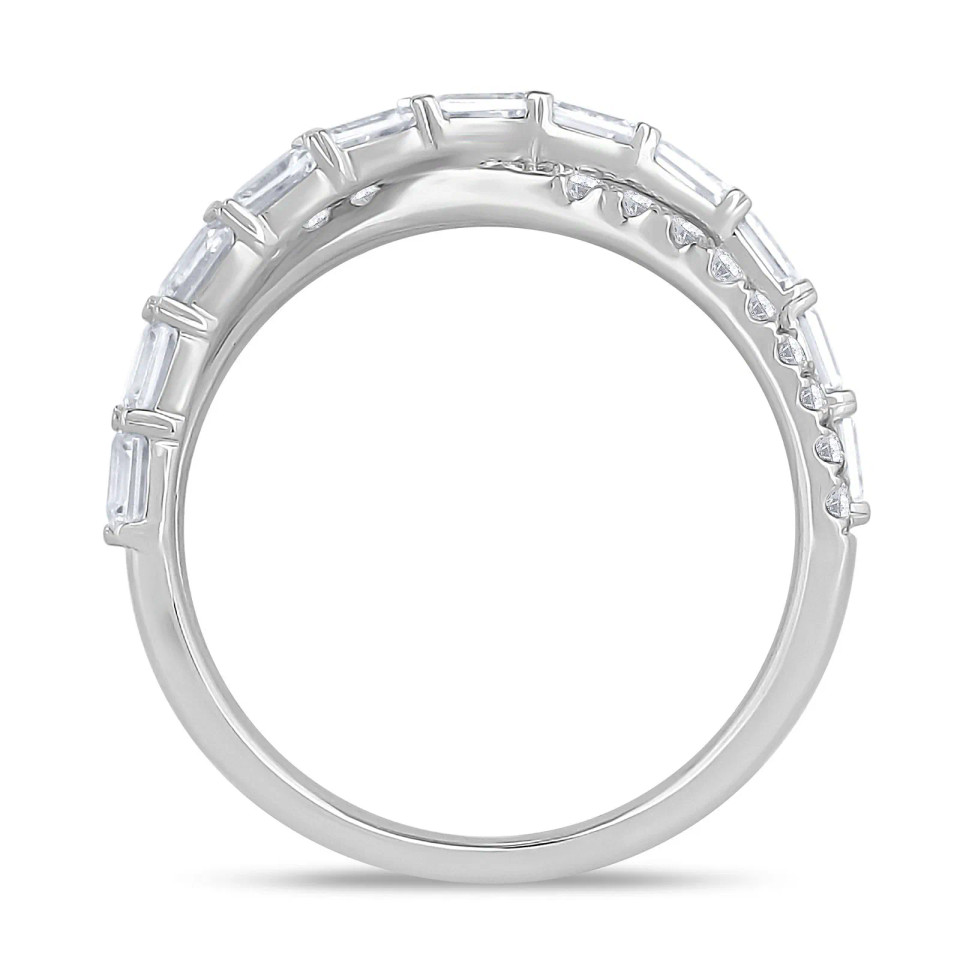 Emerald Round Crossover Ring (1.20 ct.tw)