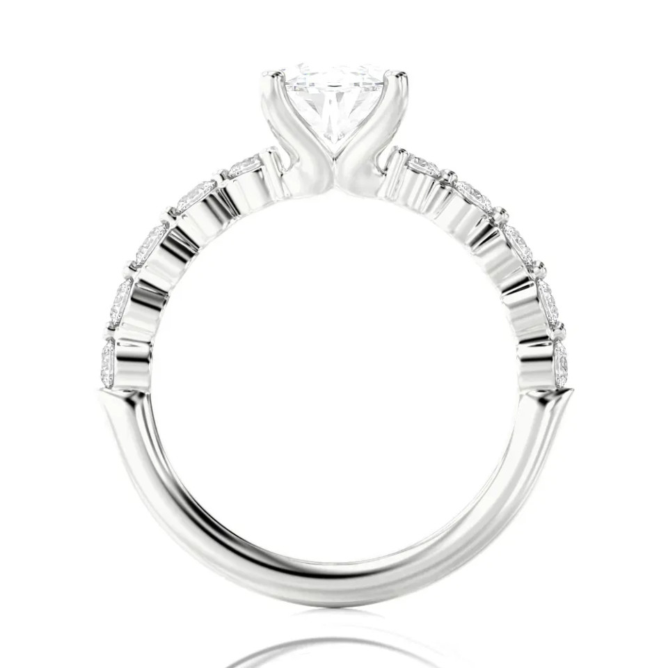 Oval-Cut Diamond Engagement Ring (2.66 ct.tw.)