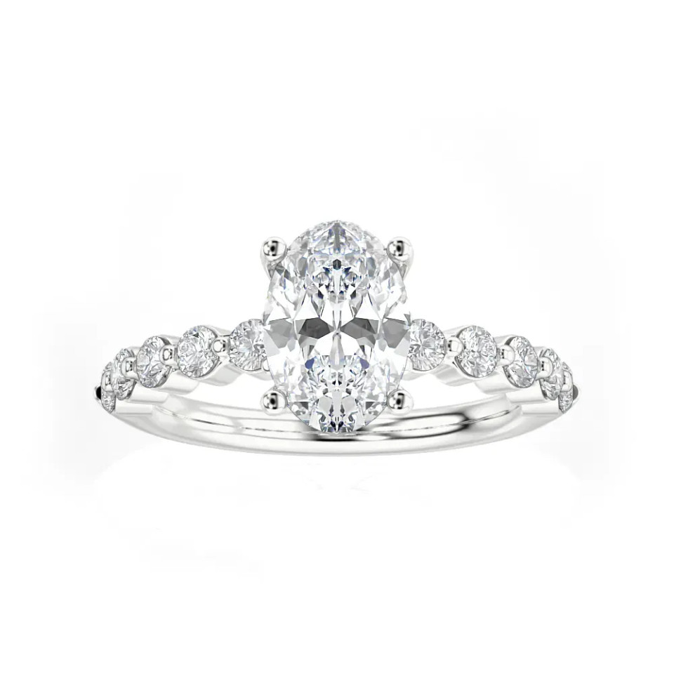 Oval-Cut Diamond Engagement Ring (2.66 ct.tw.)