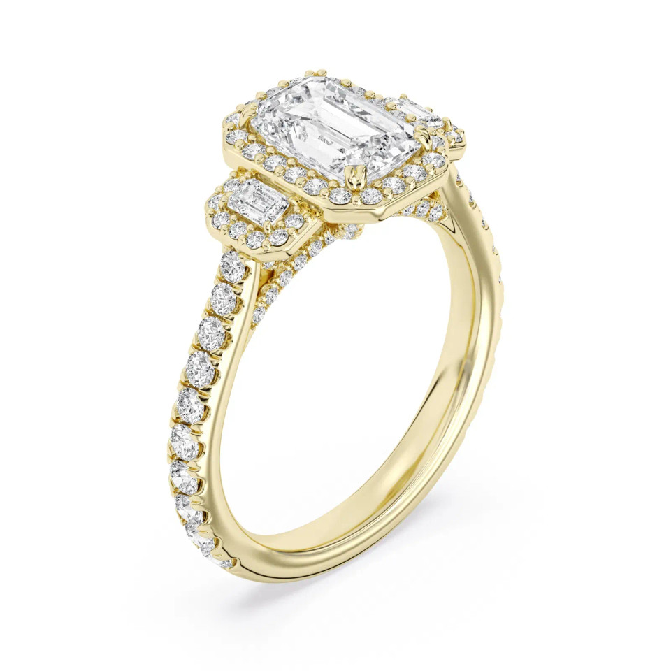 Emerald-Cut Diamond Engagement Ring (2.64 ct.tw.)