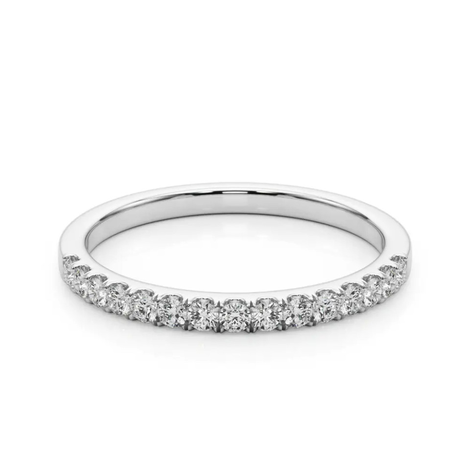 White Gold Half Way Around Diamond Wedding Ring (0.75 ct.tw.)