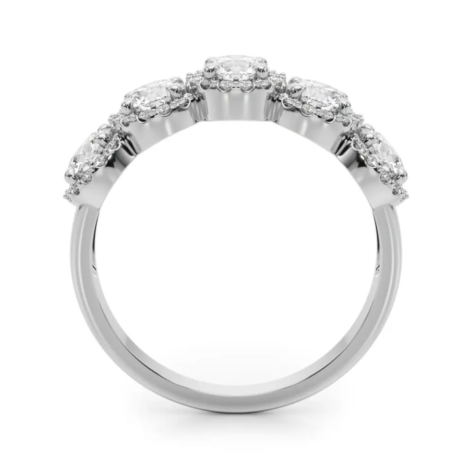 White Gold Halo Diamond Wedding Ring (1.50 ct.tw.)