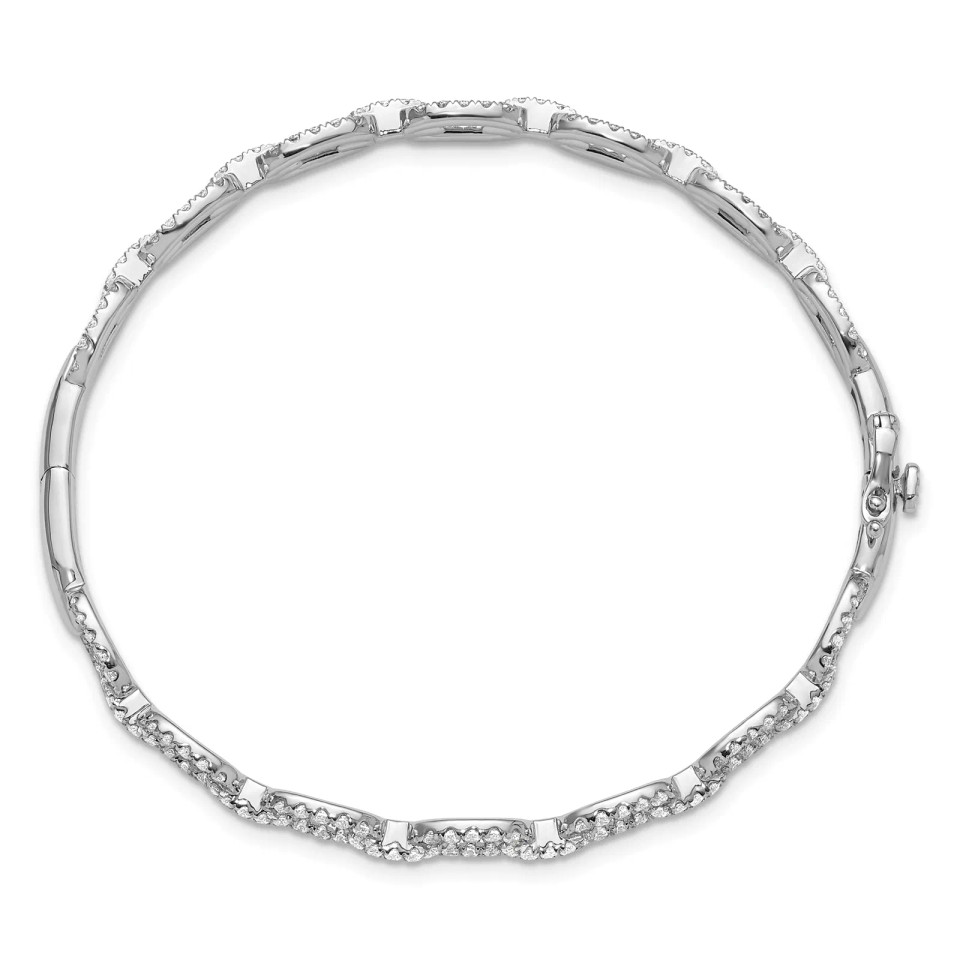 White Gold Chain Link Lab-Grown Diamond Bracelet (2.16 ct.tw.)
