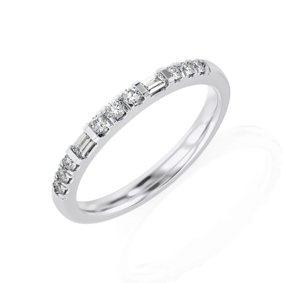 14K White Gold