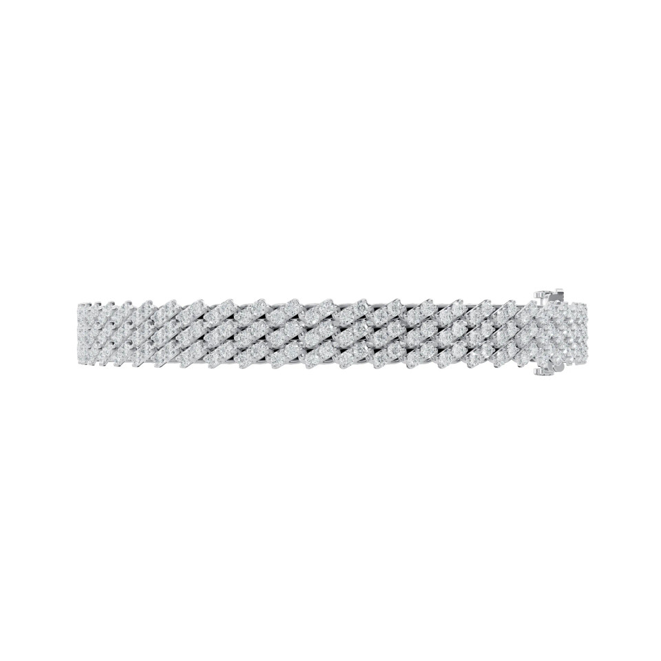 Lab Grown 6.6 Ct Diamond Tennis Bracelet