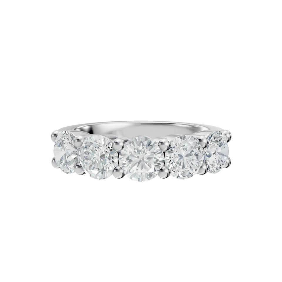 Lab Grown 2 Ct Diamond Wedding Band Ring