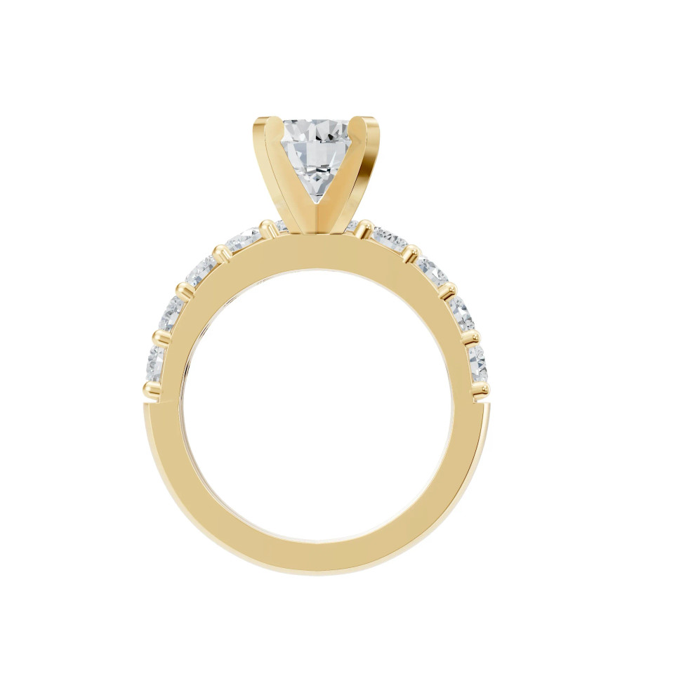 Lab Grown 4.25 Ct Diamond 7 Stone Wedding Band Ring