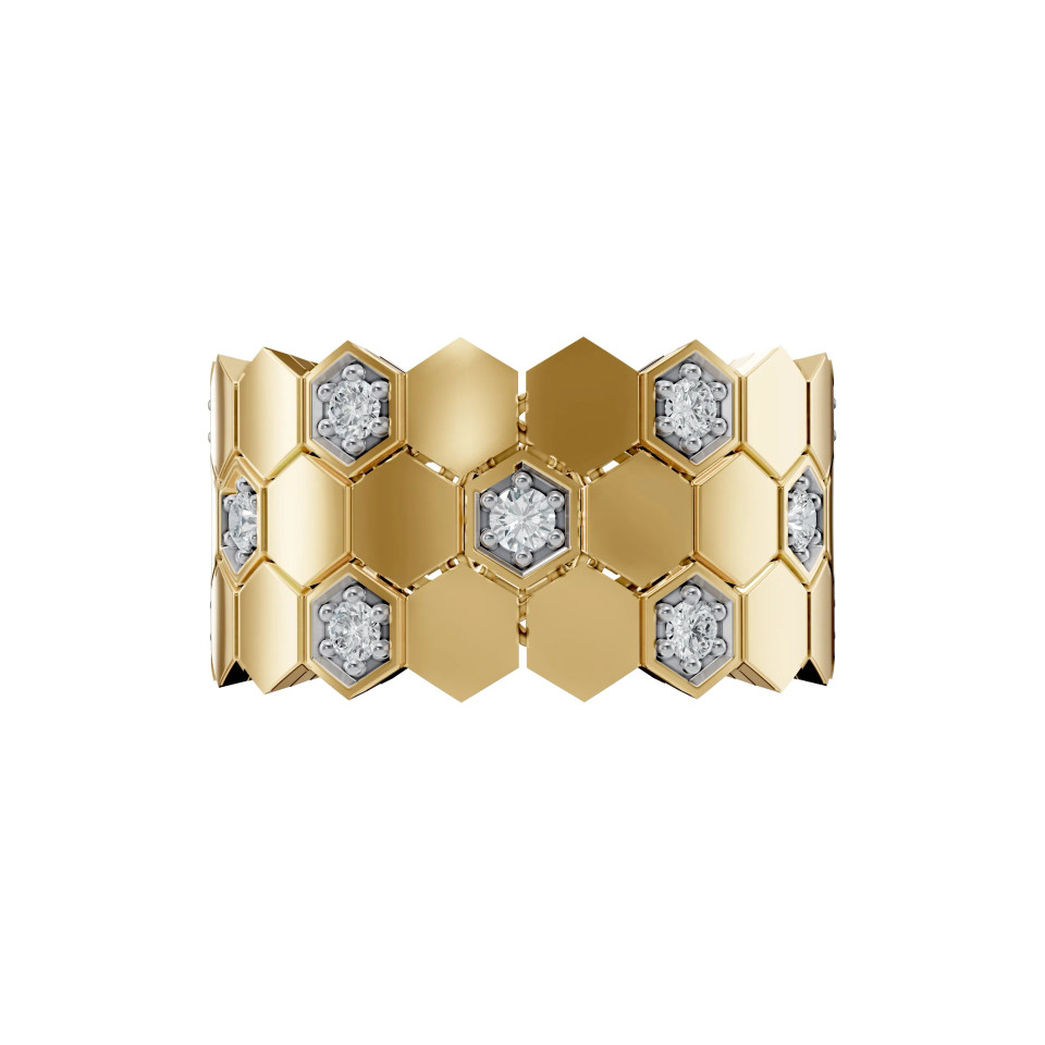 Lab Grown 0.48 Ct Round Diamond Eternity Ring