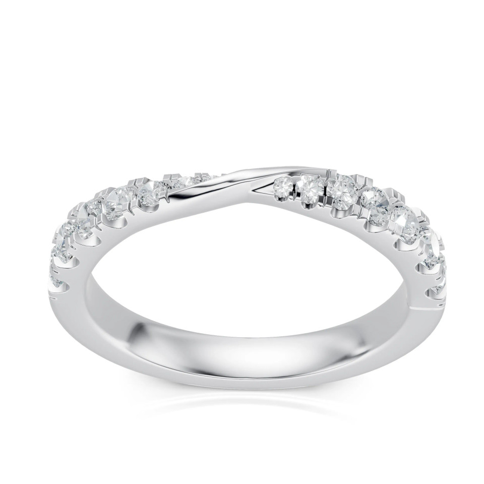 Lab Grown 0.49 Ct  Round Diamond Fashion Ring