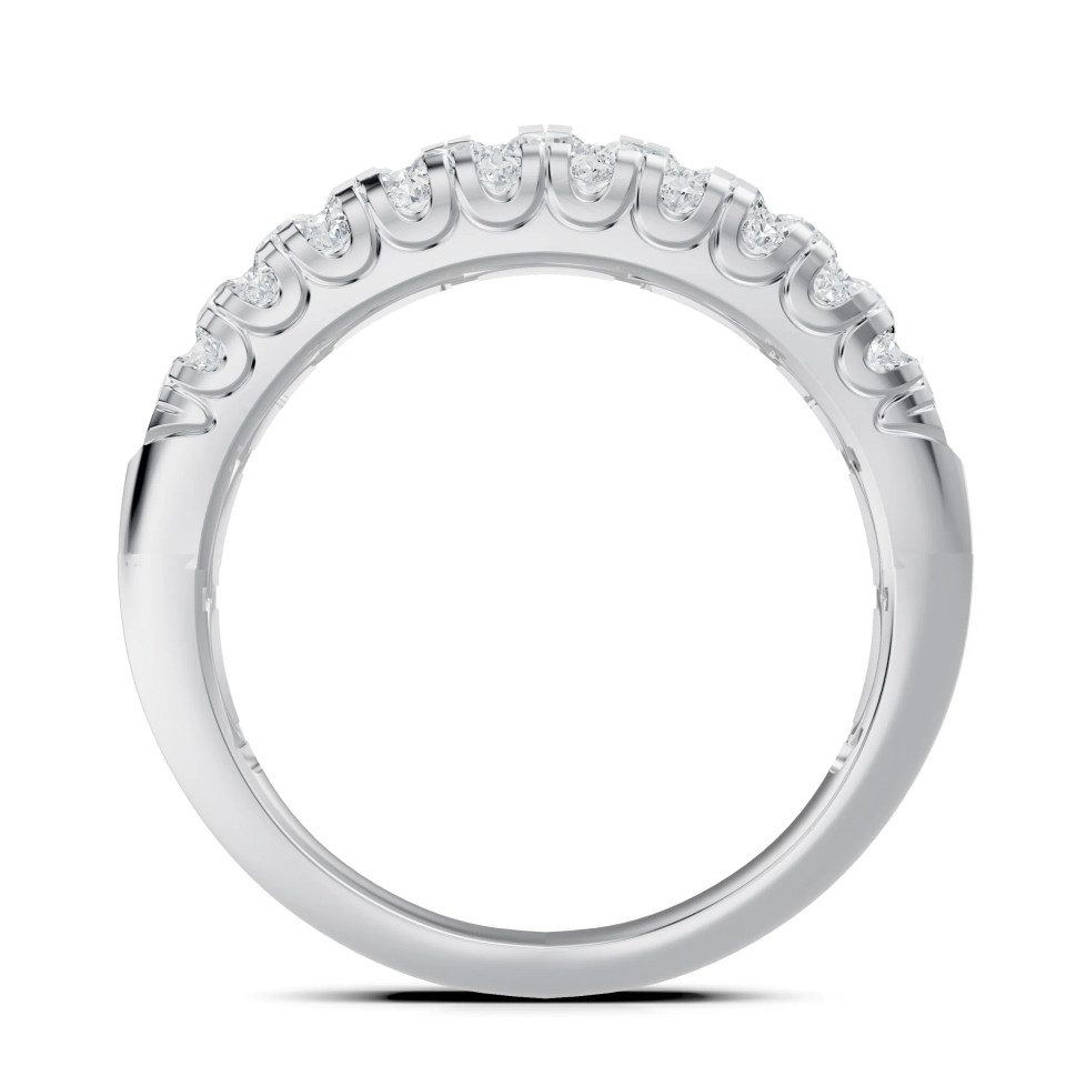 Lab Grown2.01 Carat Round Diamond Anniversary Band Ring