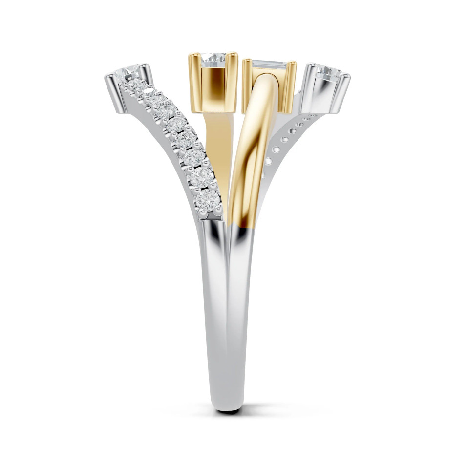 Lab Grown 0.51 Ct Diamond Fashion Ring