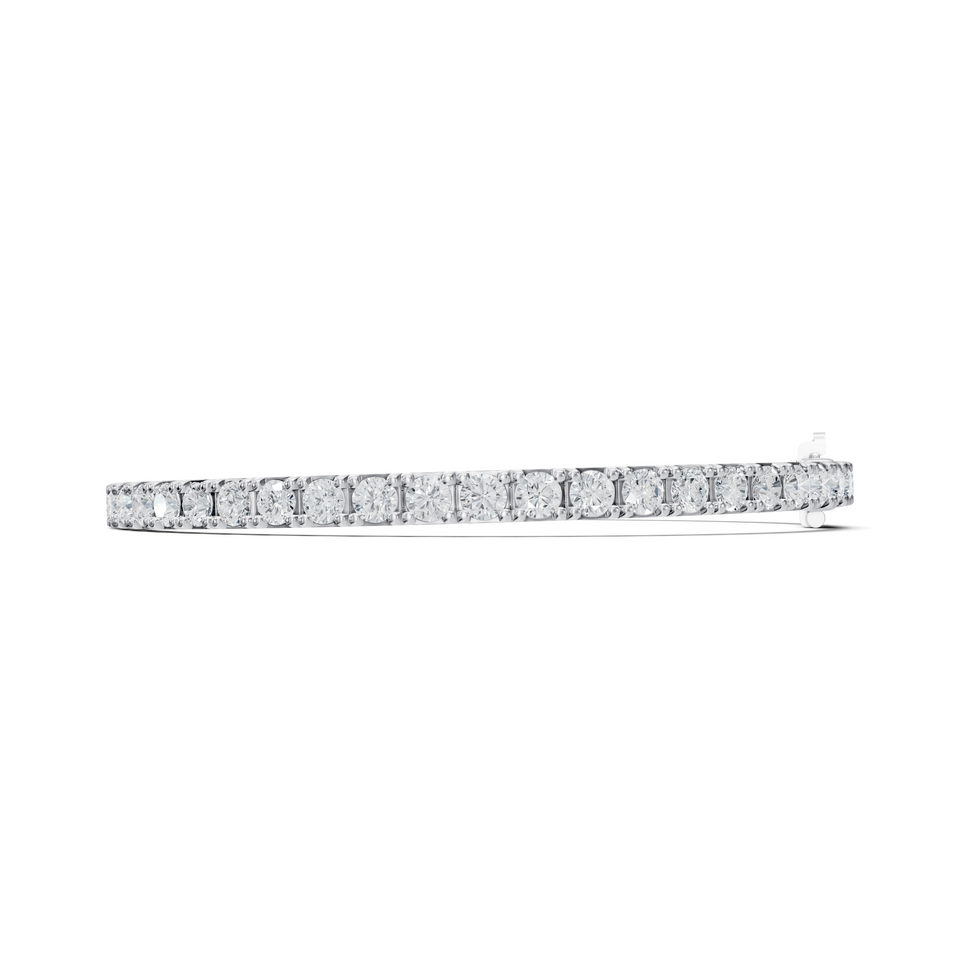Lab Grown 7.05 Carat Diamond Tennis Bracelet