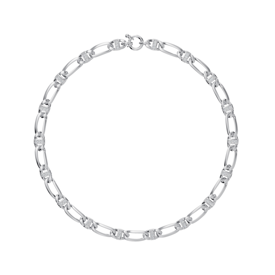 Lab Grown 1.02 Carat Round Diamond Chain Necklace