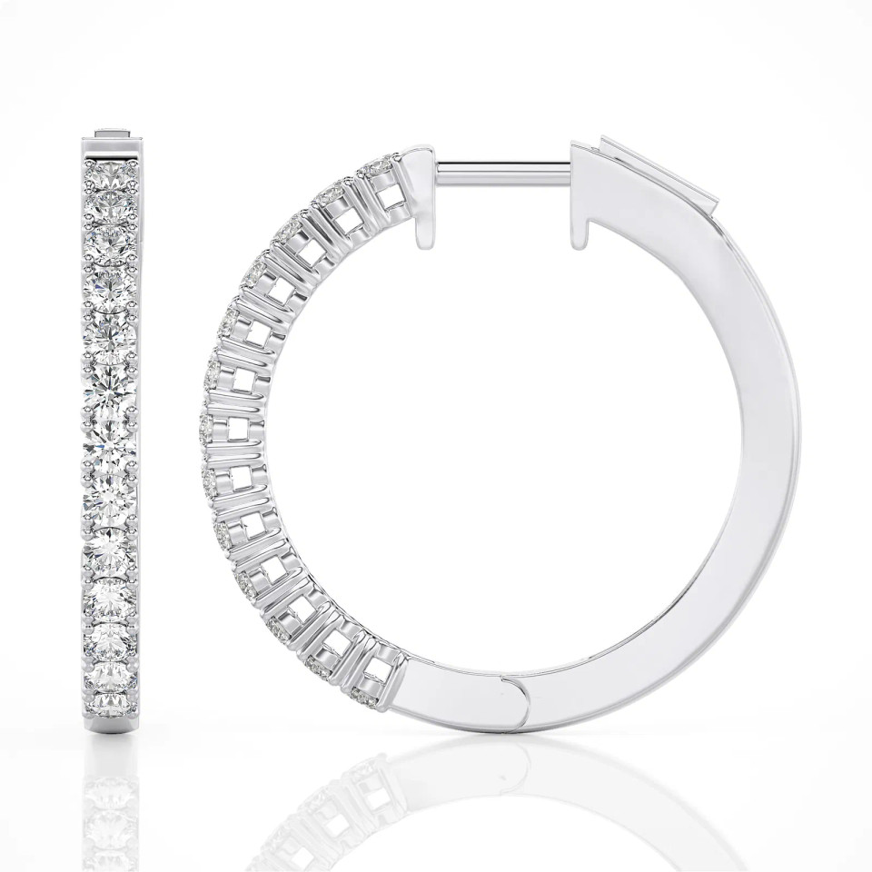 14K White Gold