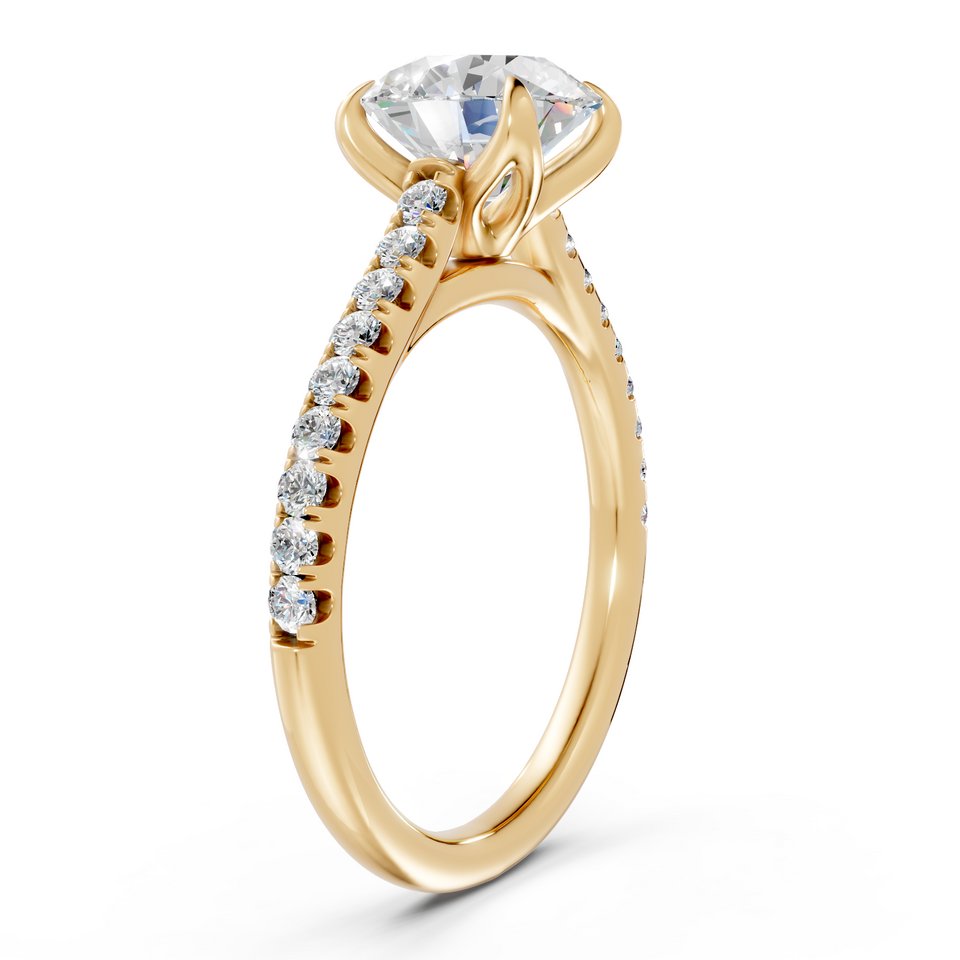 Round Brilliant Hidden Halo Ring (2.27 cttw)