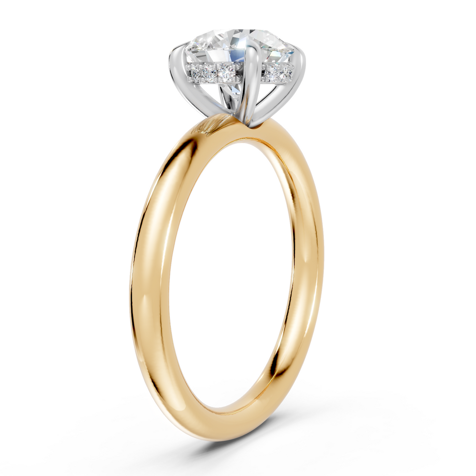 Round Solitaire with Hidden Halo (1.25 cttw)