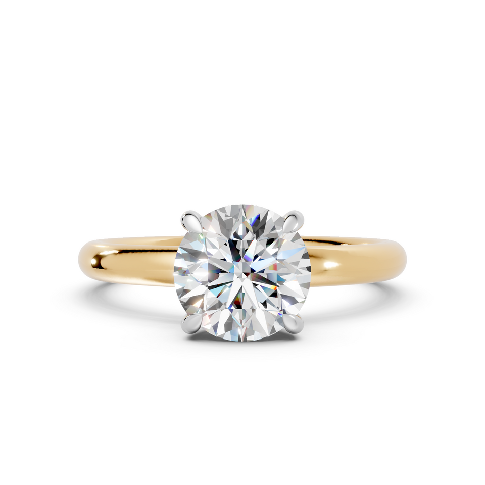 Round Solitaire with Hidden Halo (1.25 cttw)