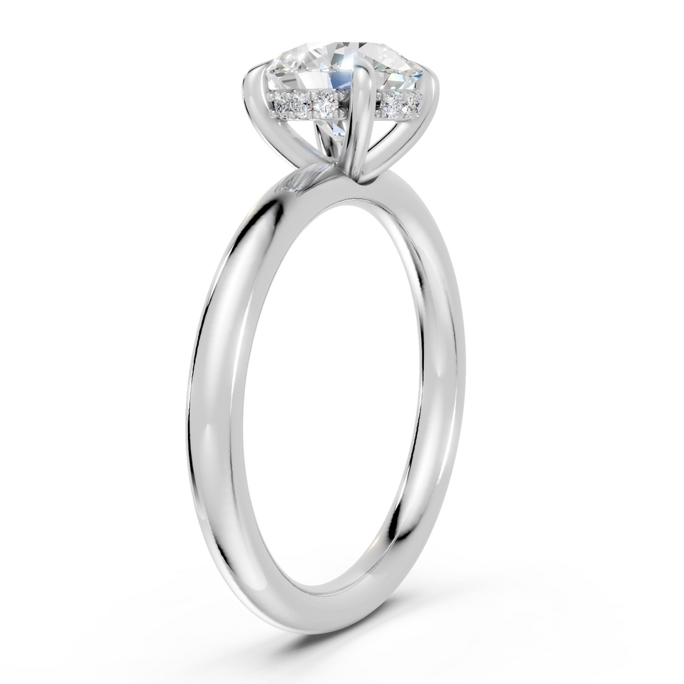 Round Solitaire with Hidden Halo (1.25 cttw)