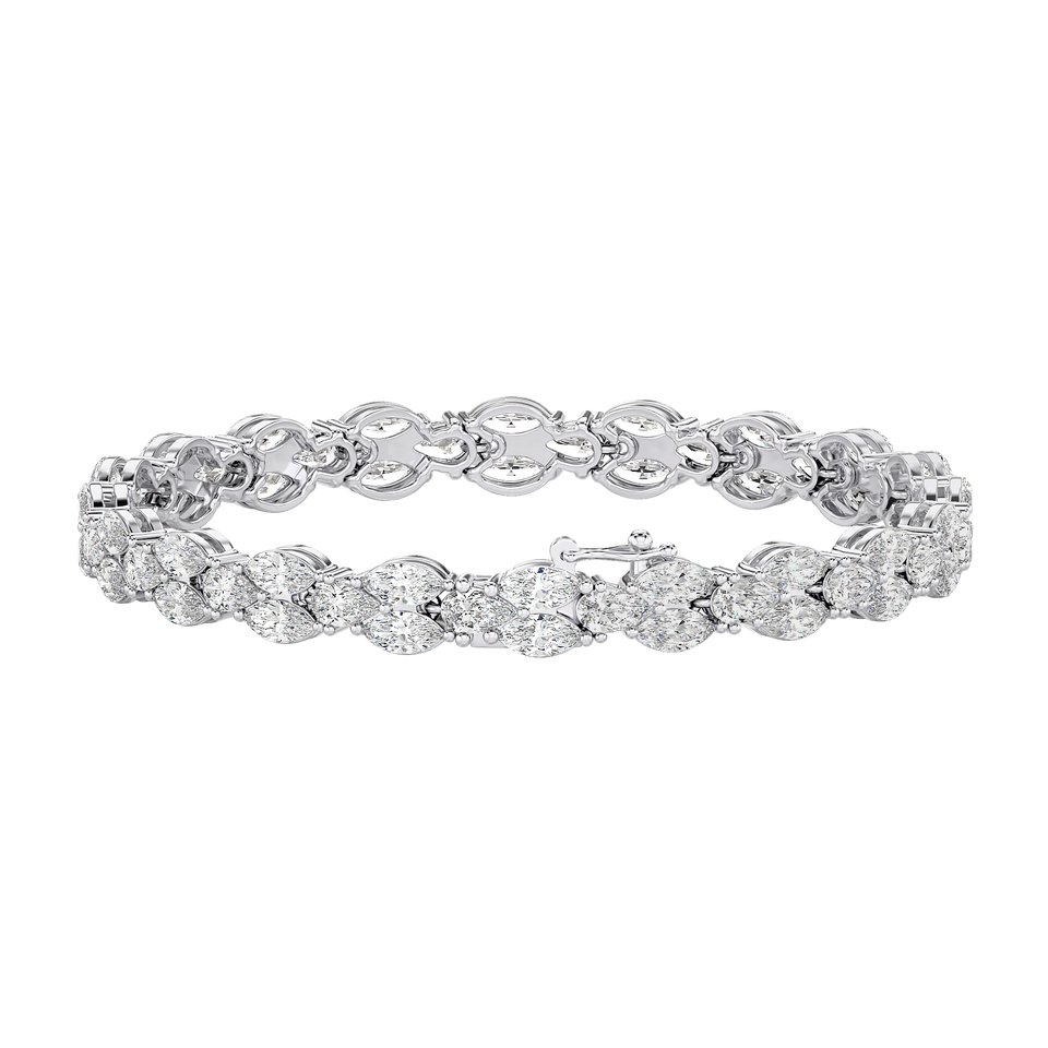 Marquise and Pear-Cut Diamond Tennis Bracelet (12.00 ct.tw.)