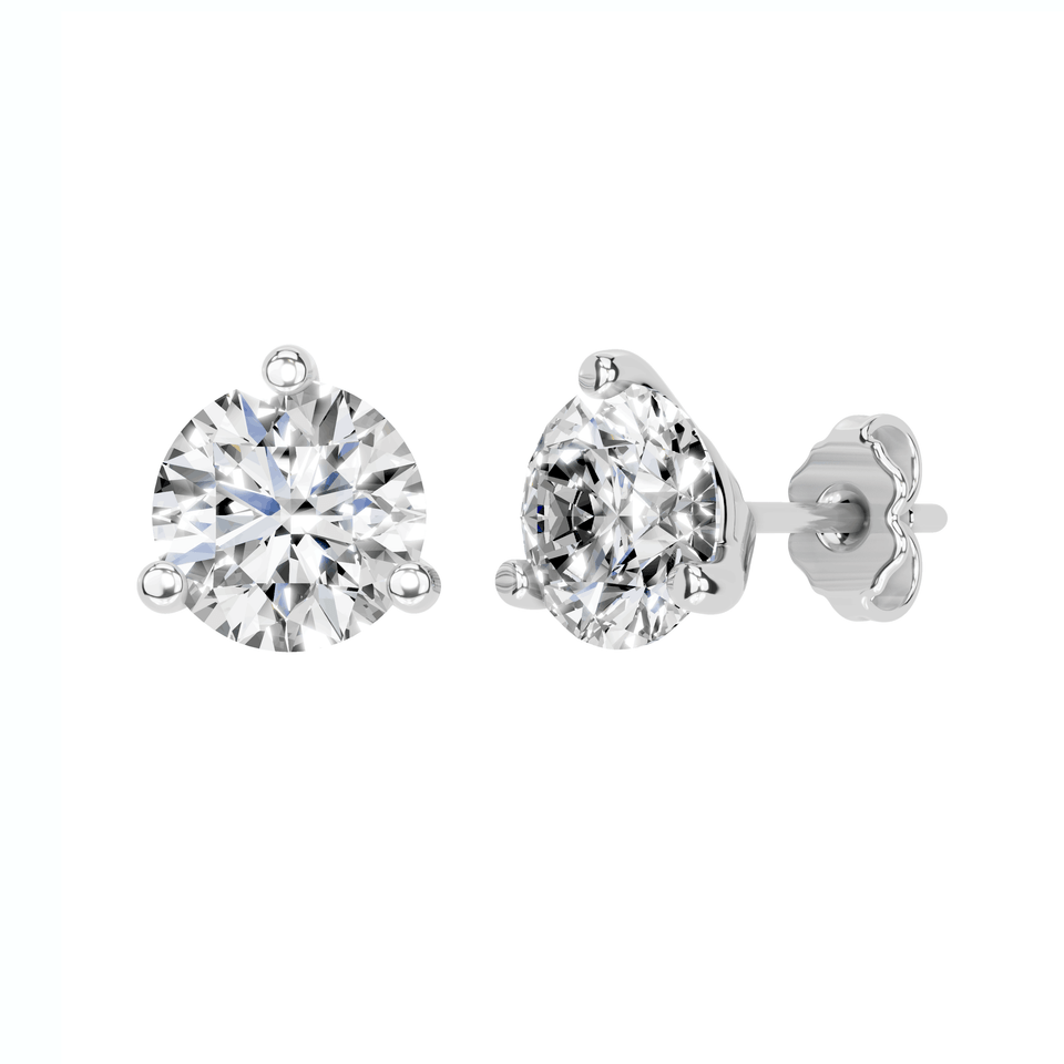 Round Martini Stud Earrings (2.00 ct.tw.)