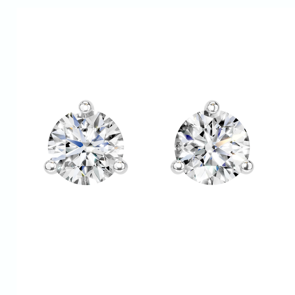 Round Martini Stud Earrings (2.00 ct.tw.)